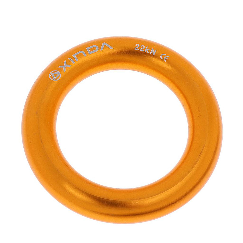 Picture of Q & C outdoor mountaineering climbing multi-functional aluminum alloy ring climbing flat belt ring belt connecting ring bearing 22KN