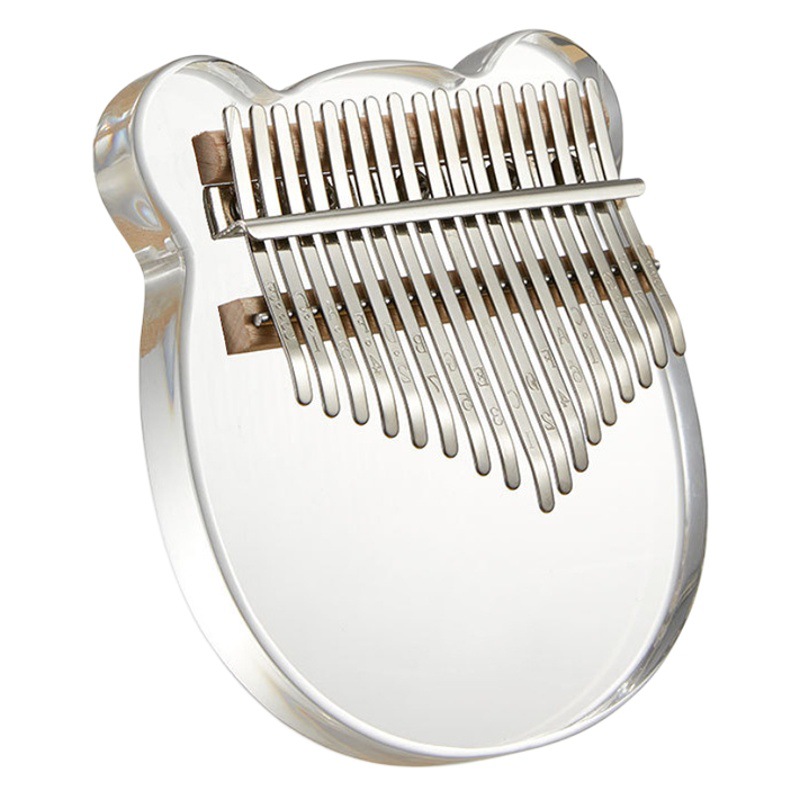 Crystal Transparent Thumb Piano Kalinba 21 Tone Kalinba Piano Beginner 17 Tone Kabinba Finger Piano