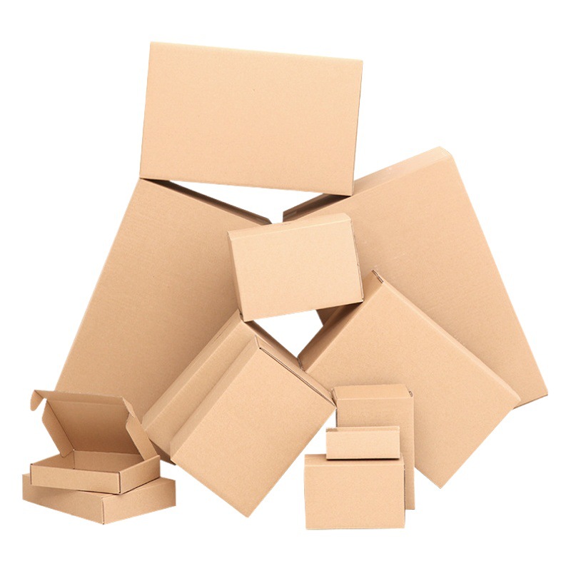 Henan Logistics Carton Hard Express Half-Height Box Postal Packaging Small Carton Wholesale Extra Hard Moving Packaging Carton