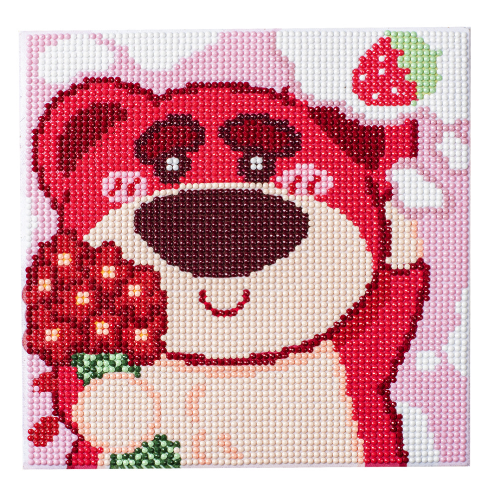 Picture of Original God New Diamond painting children student diy handmade diamond material package with frame Cartoon Cartoon educational toys