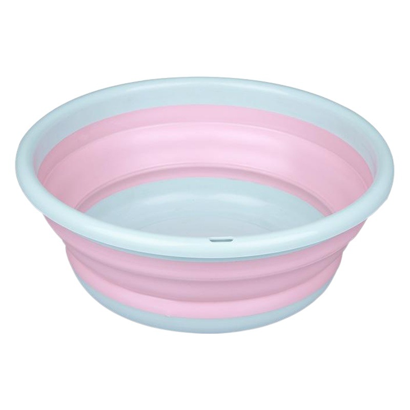 Foldable washbasin large household student dormitory plastic basin portable compression travel small size laundry