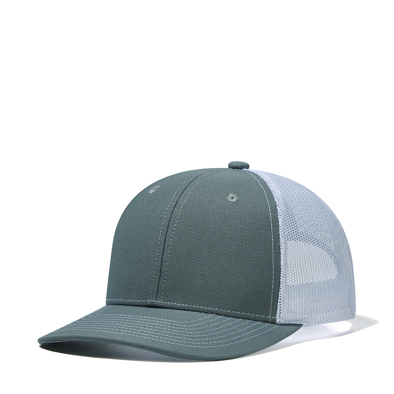 Picture of Wish Micro Bend Hat Rim Truck Hat Men's Outdoor Sun Shading Net Hat Mountaineering Fishing Truck Drivers Hat