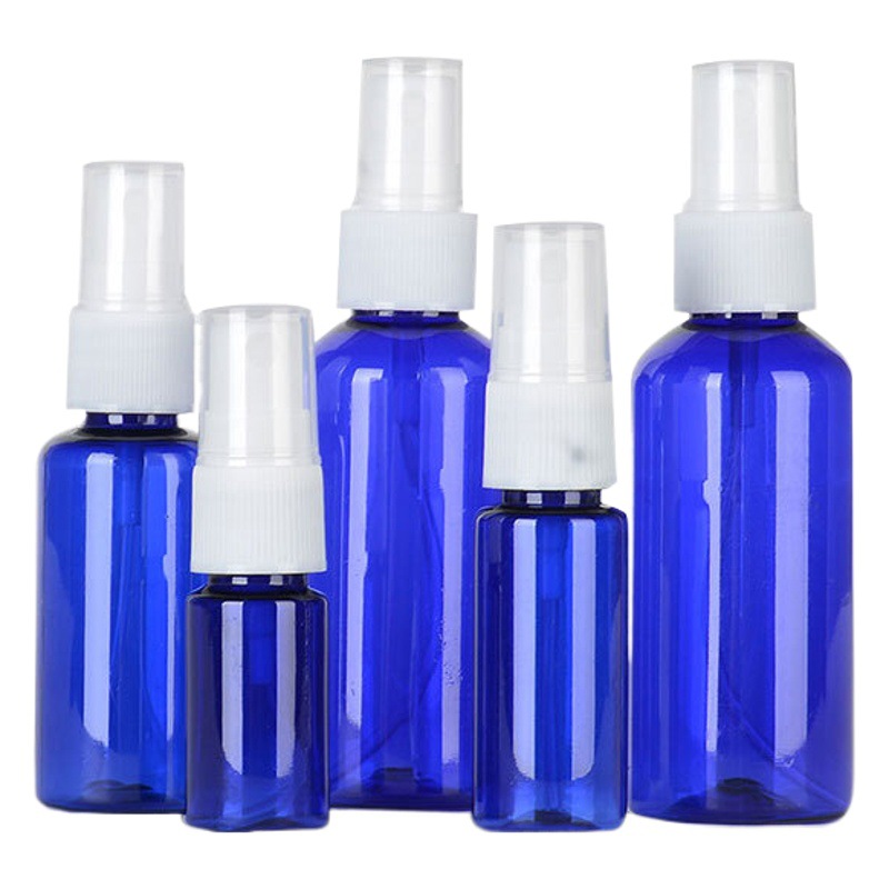 Gemstone Blue 30 ml 50ML Empty Pet Plastic Bottle Water Milk Pure Dew Cosmetic Emulsion Split Spray Bottle
