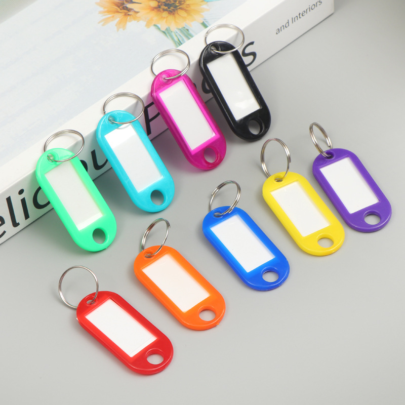 Picture of Cross-border plastic pp key card rental room hotel key tag classification tag mark key chain