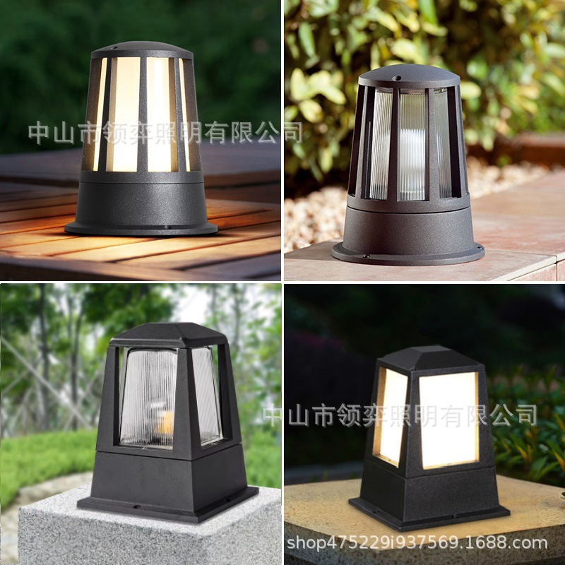 Waterproof stigma lamp electric lawn light simple modern wall light garden villa lawn light garden outside garden courtyard light
