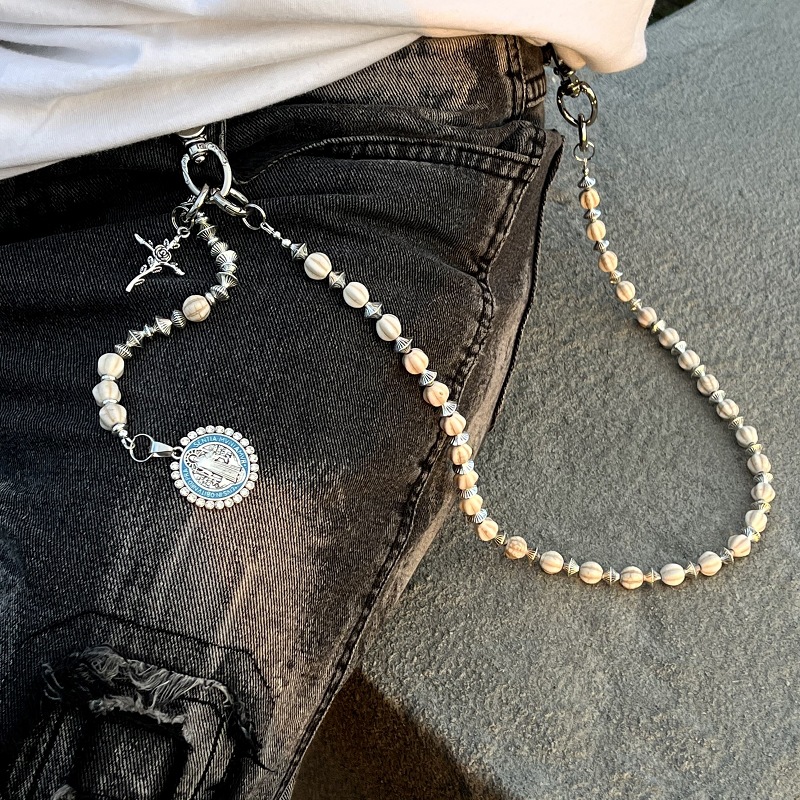 Picture of Retro ins European and American hip-hop pants chain cross trend Joker waist chain cross-border e-commerce wholesale