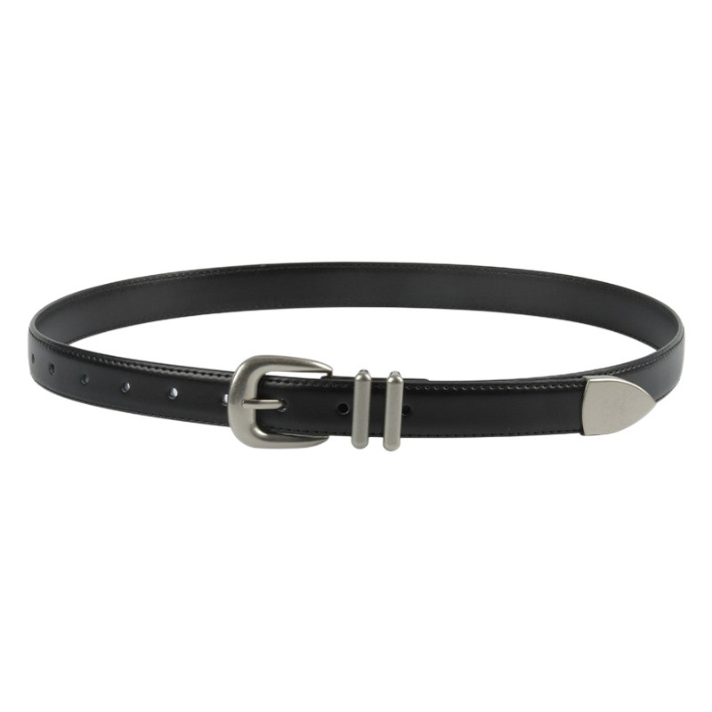 New 2023 Women's Belt Genuine Cowhide Trousers All-match Vintage Belt with Casual Jeans Women's in stock