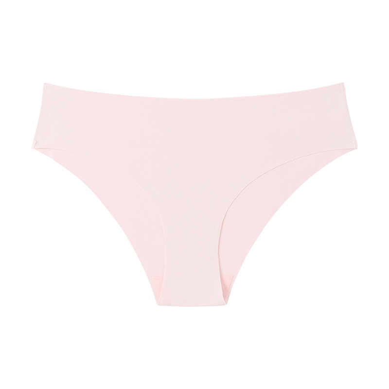 Picture of Cross-Border Seamless Ice Silk One-Piece Girls' Underwear European and American Large Size Pure Cotton Crotch Breathable Women's Briefs Wholesale