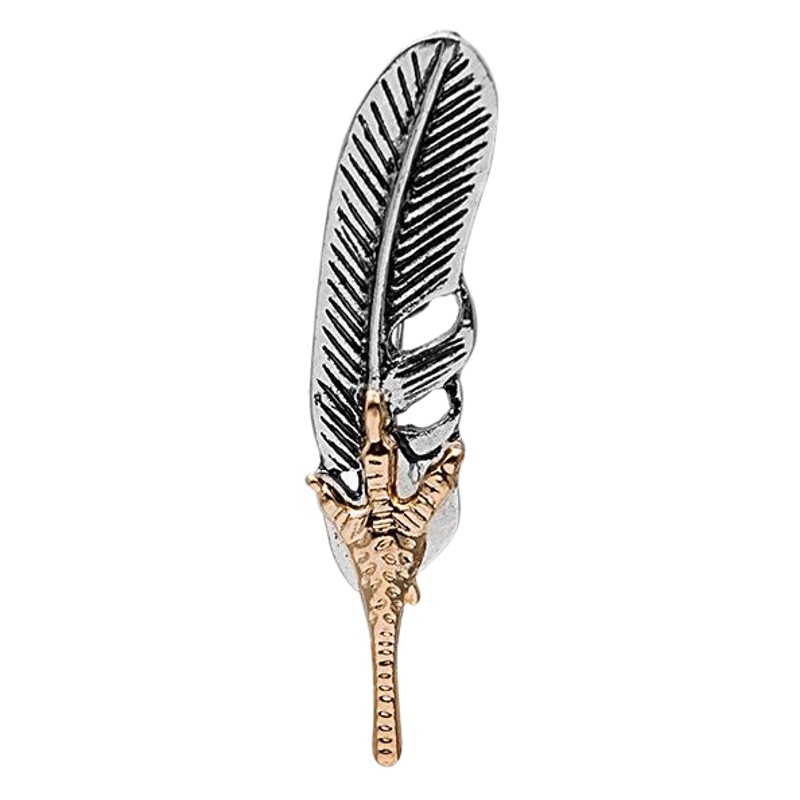 Retro alloy eagle claw feather brooch fashion three-dimensional 3D pin factory direct foreign trade corsage accessories
