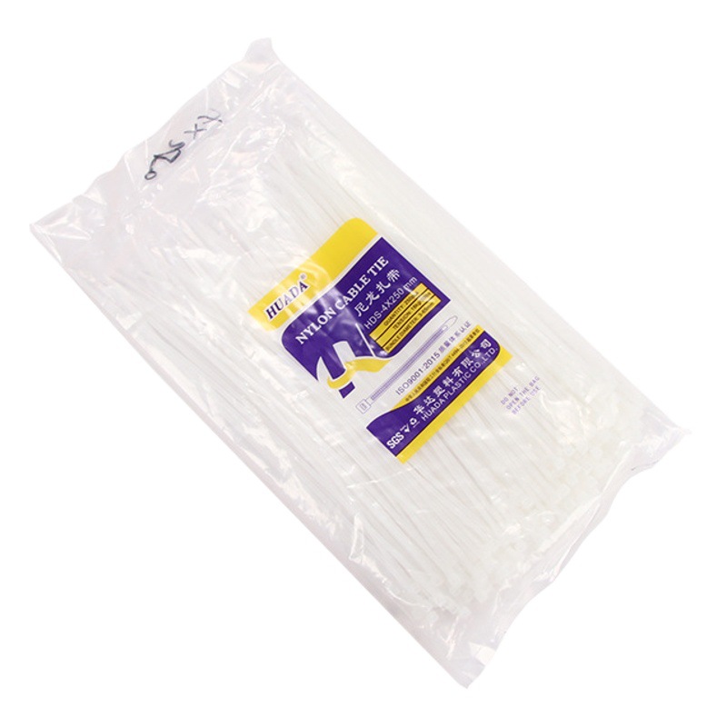 Flower bouquet packaging material florist strong buckle plastic fixing tool self-locking nylon strap floral tie