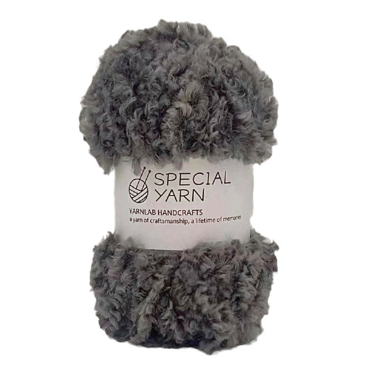 Picture of Wool Curly Fur Yarn Imitation Fur Wool Handmade DIY Woven Bag Self-Woven Material Bag Hand-Knitted Wool Manufacturer