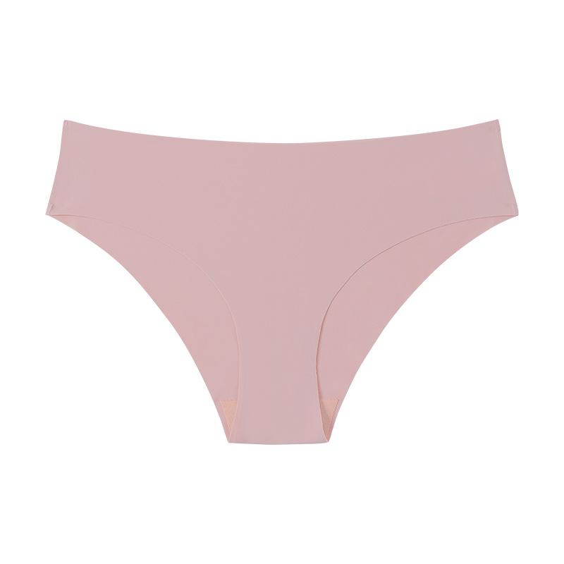Picture of Cross-Border Seamless Ice Silk One-Piece Girls' Underwear European and American Large Size Pure Cotton Crotch Breathable Women's Briefs Wholesale