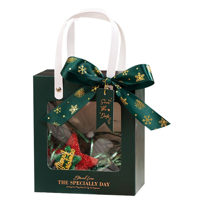 Christmas Ping An Fruit Gift Bag Couple Gift Packaging Box Tote Bag Christmas Eve Gift Children Apple Box