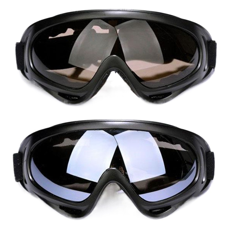Outdoor Ski Eye Glasses X400 Harley Mirror Tactical Motocross Sports Anti-dust Riding Glasses