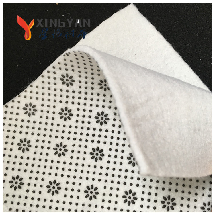 Silicone point plastic non-slip non-woven fabric drip plastic non-slip carpet needle punched cotton drip plastic non-slip fabric