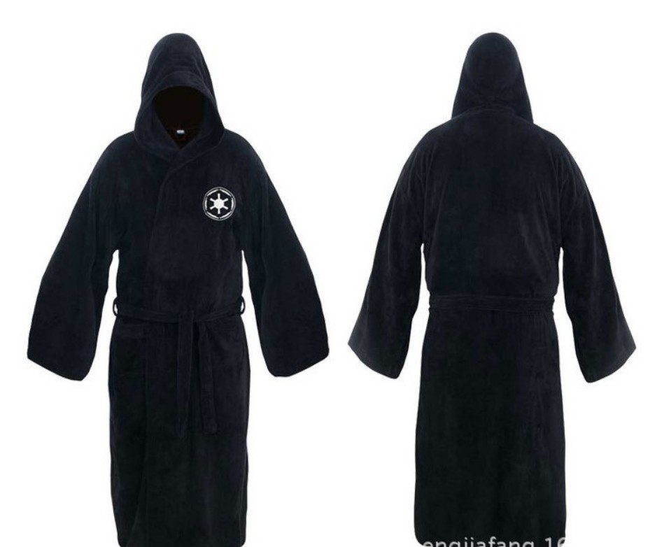 Picture of Autumn/Winter Men's cosplay Star Wars Jedi Knights Pajamas Galactic Empire Bathrobe Nightgown Warrobe Revamped