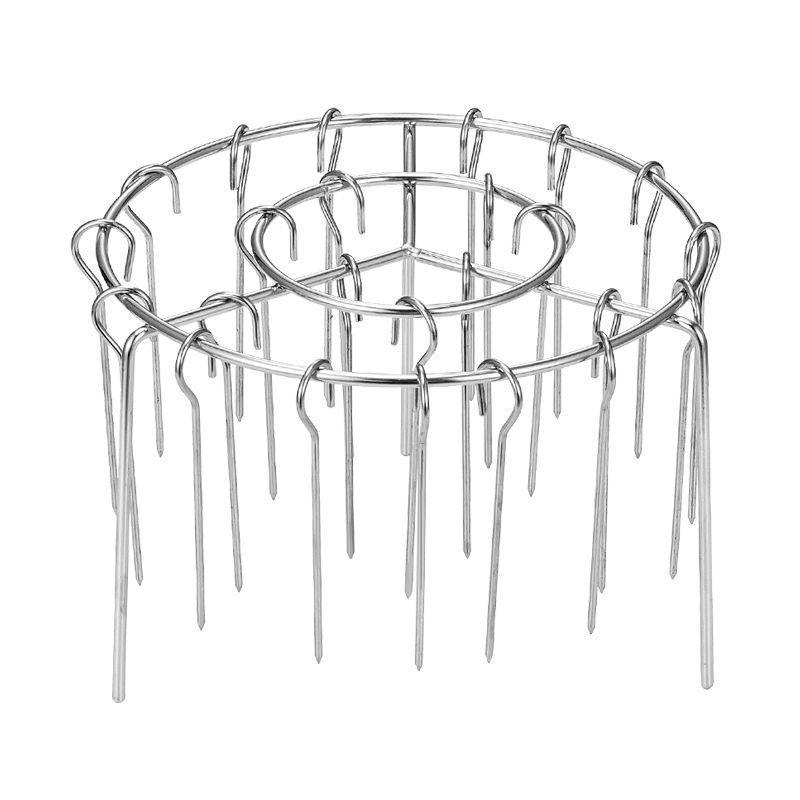 Picture of Skewers Grill Sticks Grill 304 Stainless Steel Air Fryer Grill Round Vertical 24 String Hanging Oven