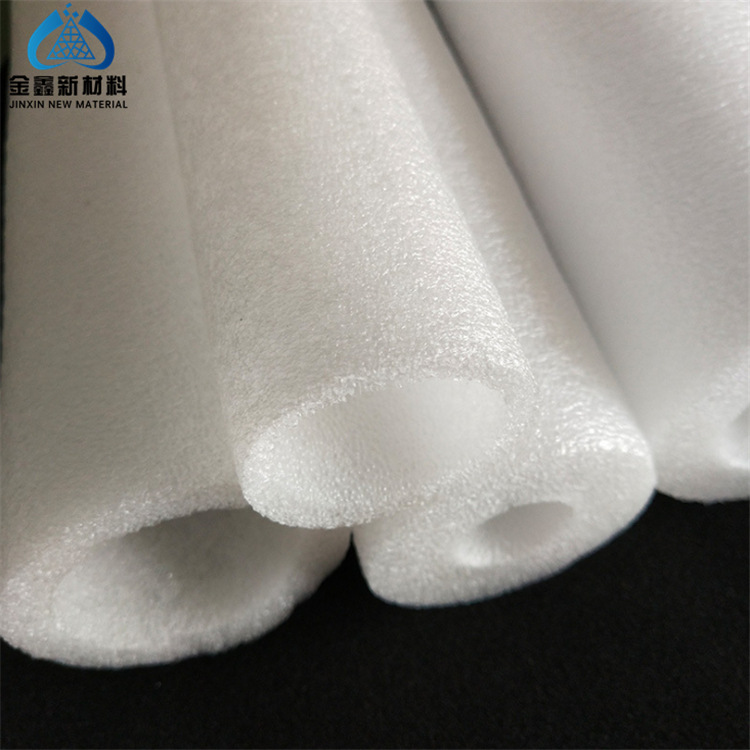 Supply White EPE Pearl cotton stick hollow cotton tube foam tube protective glass bottle steel sleeve foam strip