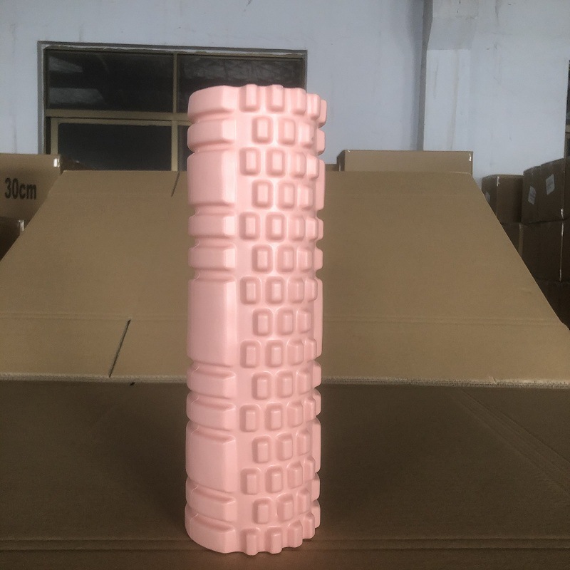 Picture of Factory sales hollow yoga column Mace EVA foam shaft muscle relaxer fitness massage stick roller barrel