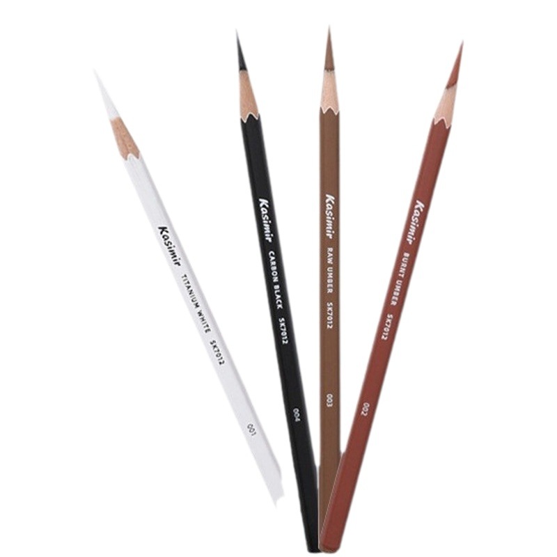 Casimir color charcoal pencil sketch art student professional hand-painted color carbon pen white high-gloss pen sketch soft carbon