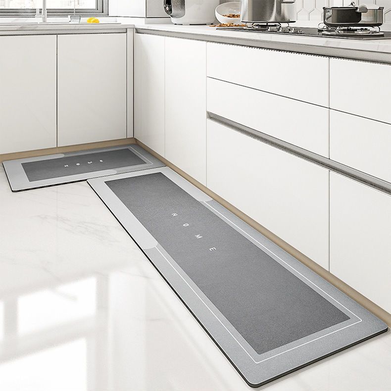 Hot-Selling Cross-Border Kitchen Floor Mats, Diatom Mud Water-Absorbing and Oil-Absorbing Floor Mats, Stain-Resistant Anti-Slip Mats, Long Household Rubber Carpets