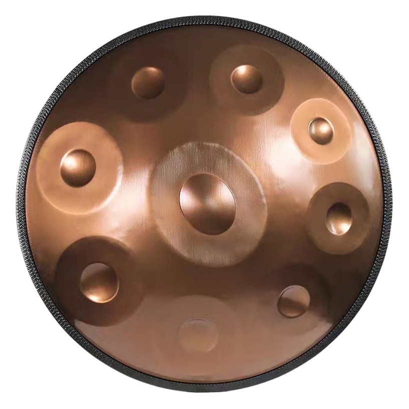 Lufing Hand Disc Drum Handpan Hand Disc 440 Hertz 432 Hertz Hand-Forged Ethereal Drum Steel Tongue Drum