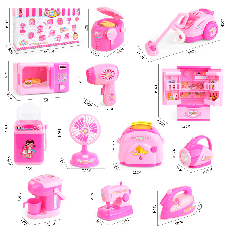 Picture of Cross-Border New Product 12-Piece Set of Play House Small Appliances Series Mini Kidsren's Furniture Toys Girls Creative Ideas