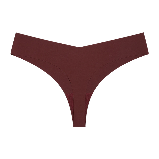 Picture of European and American Cross-border Pregnant Women's plus size Traceless Women's Underwear Class A Ice Silk Breathable Sports Low Waist Naked Briefs for Women