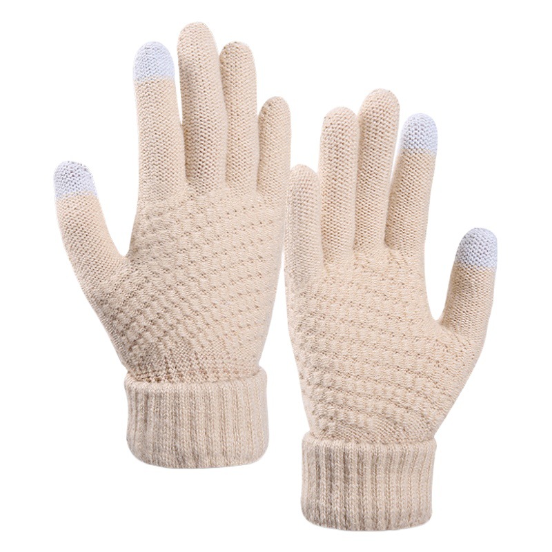 Picture of 2024 Winter Knitted Hat Scarf Gloves Three-piece Set Japanese Couple Children's Hat Factory Cross-border Hot Sale