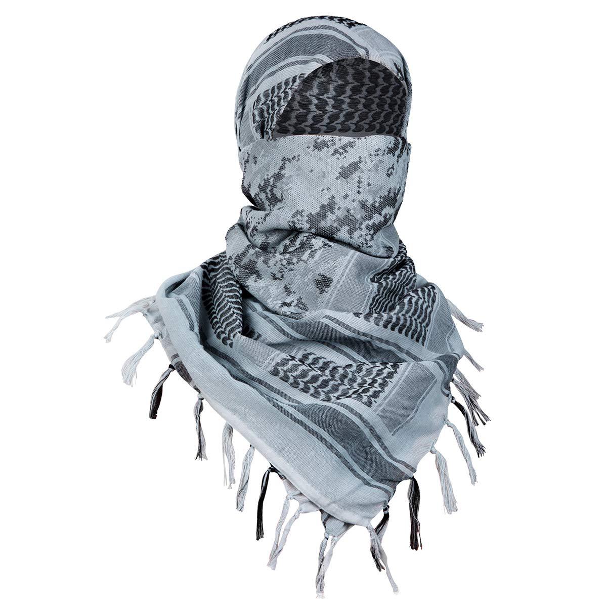 Cotton Arab scarf camouflage square scarf Desert Tactical scarf jacquard tassel men's cross-border wholesale factory direct sales