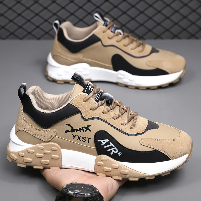Autumn and Winter New Men's Shoes Fashion All-match Casual Height-increasing Thick Sole Comfortable Lightweight Men's Trendy Running sneaker