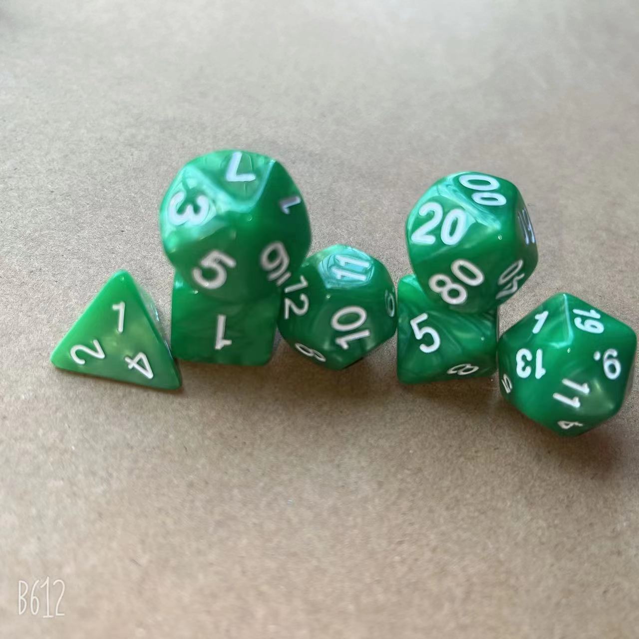 Picture of Multi-sided dice seven-piece Dungeons and Dragons table game dice DND sieve TRPG running group Amazon quick sale
