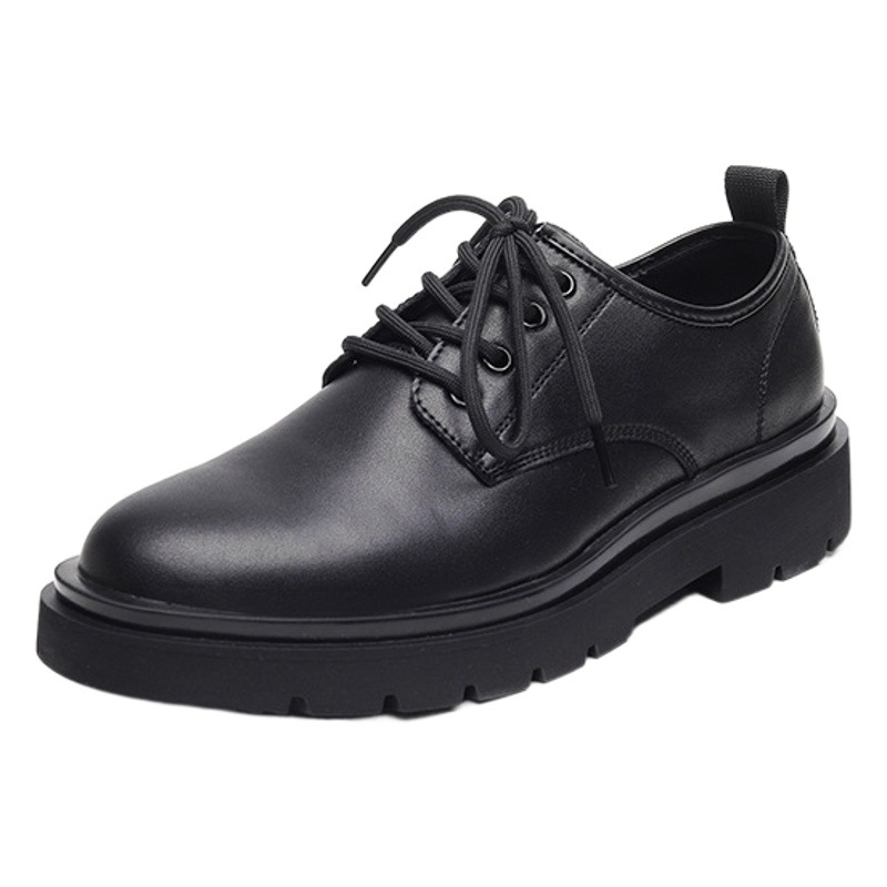 Spring High-end Martin Boots British Dress Business Wedding Groom Leather Shoes Men's Height-increasing Leather Breathable Casual Shoes
