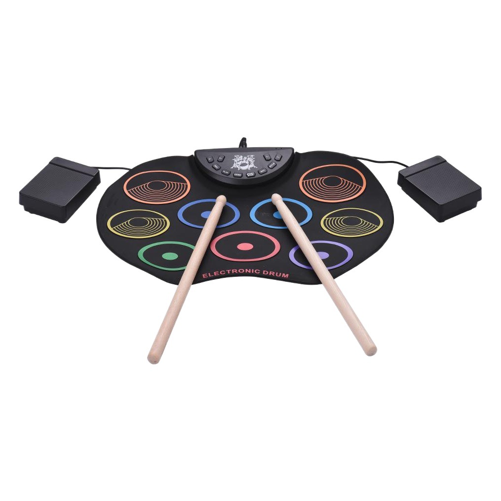 Color Hand Rolled Drum Roll Up Drum Beginner Children Percussion Instrument USB Hand Rolled Drum