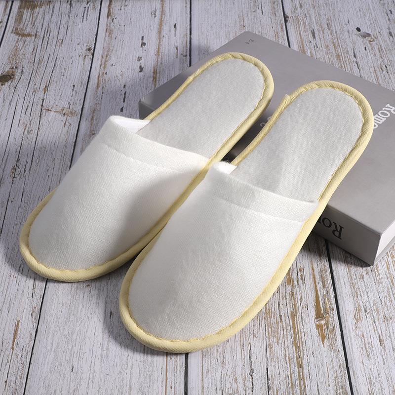 Picture of Hotel Slippers, Guesthouse and B&B Disposable Cotton Slippers, Winter Travel Home Hospitality, Thickeneded Non-Slip Logo Wholesale