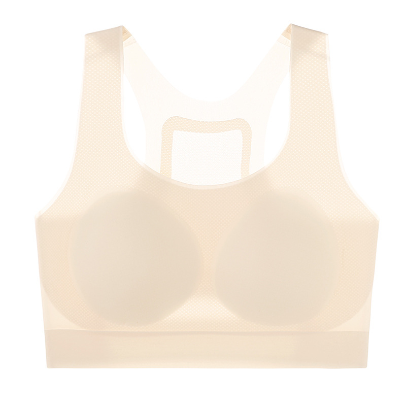 Picture of Girls Development Intimates Junior High School Students High School Students Student Sports Seamless Bubble Wrap Vest Adolescent Development Period Bra