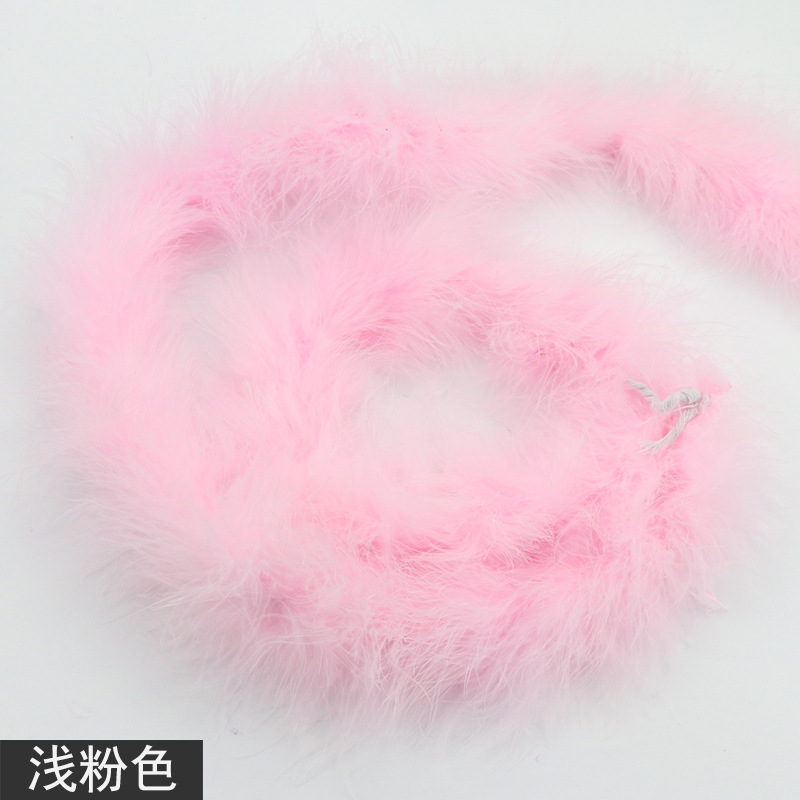Picture of Tops wholesale Turkey plush plush feather diy1 2 M 16G performance stage decoration feather strip