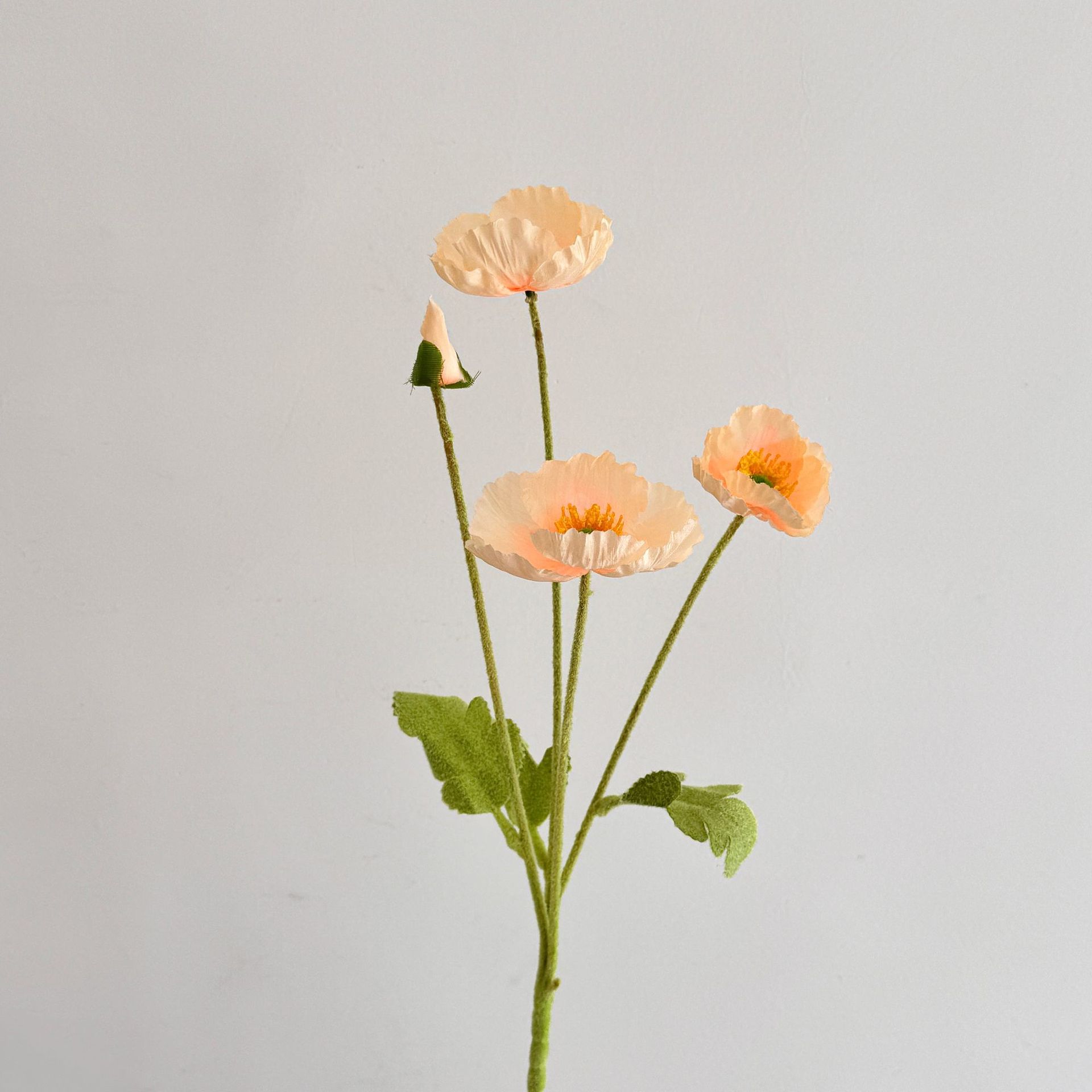 Picture of Poppy Artificial Flowers, High-End Realistic Wedding Scene Layout, Home Decoration Ornaments, Artificial Flowers, Silk Flowers, Artificial Flowers