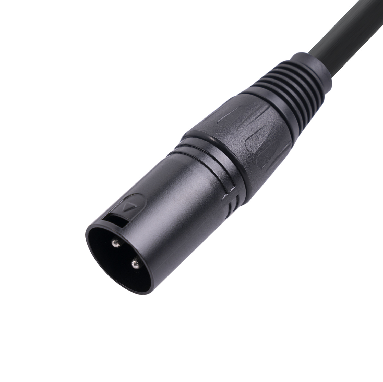Picture of 0.5 m Shielded Wire Metal Head Three Core Balance Carnong One Rotary Two Mother XLR One Tow Two Mixer Audio Line