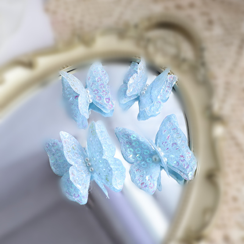 Picture of Butterfly Birthday Cake Insert Beautiful Mother's Day Cake Decoration Cake Insert Butterfly Cake Decoration