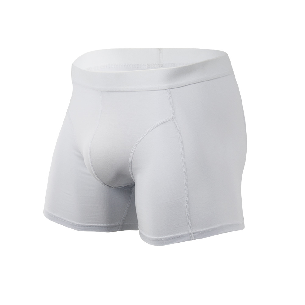 Picture of Pure Cotton Anti-Wear Leg Boxer Briefs American Trendy Underwear Amazon Cross-Border Wholesale Sports Long European and American Underwear for Men