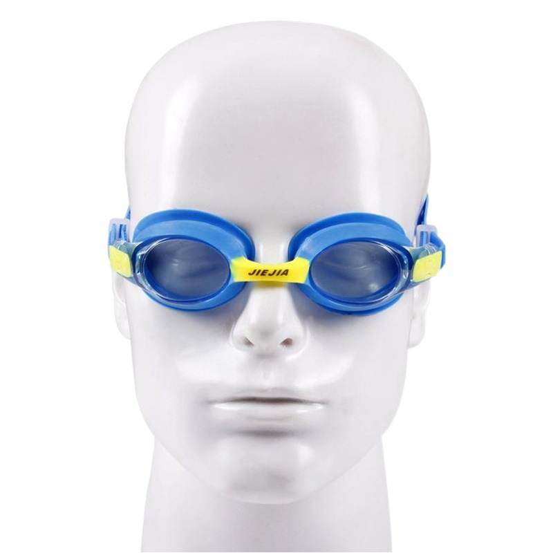 Wholesale Jiejia Kidsren's Swimming Goggles J2670 Silicone Swimming Goggles One-Piece Colorfulful Kidsren's Swimming Goggles Anti-Fog Hd