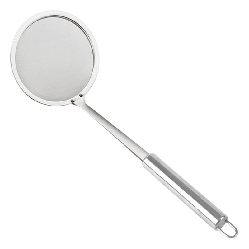 [100 mesh super dense] Stainless steel filter spoon Kitchen filter spoon filter net soybean milk leak net oil grid to remove oil residue
