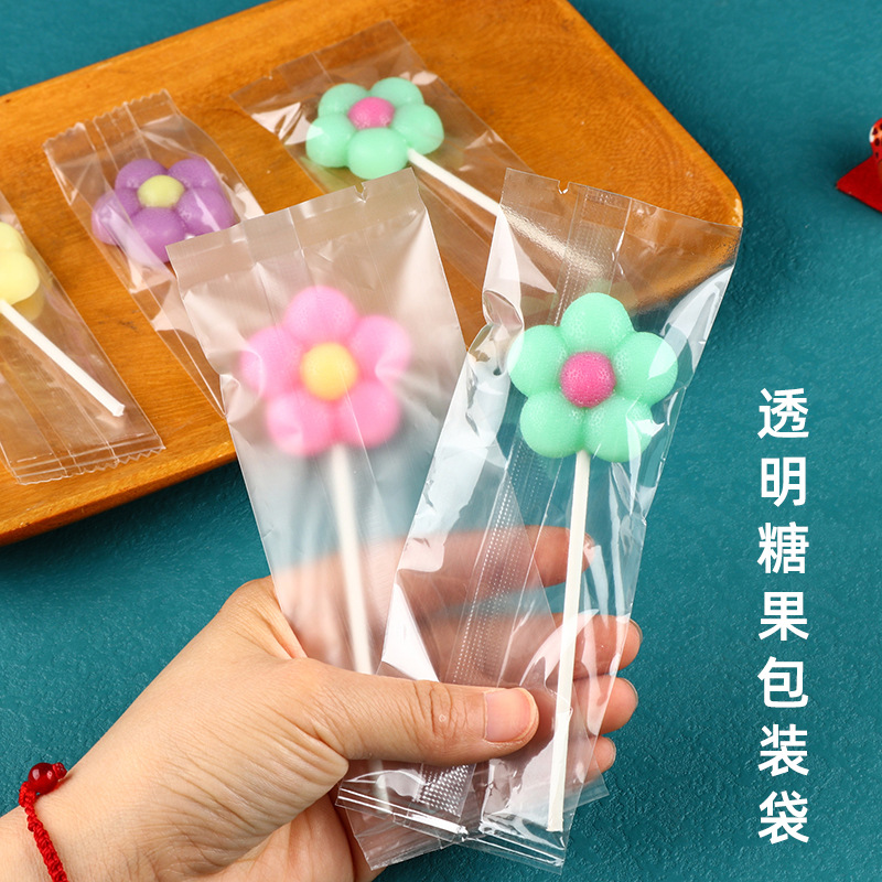 Lollipop packaging bag pear cream loquat lollipop sealing machine sealing bag fruit lollipop independent packaging bag