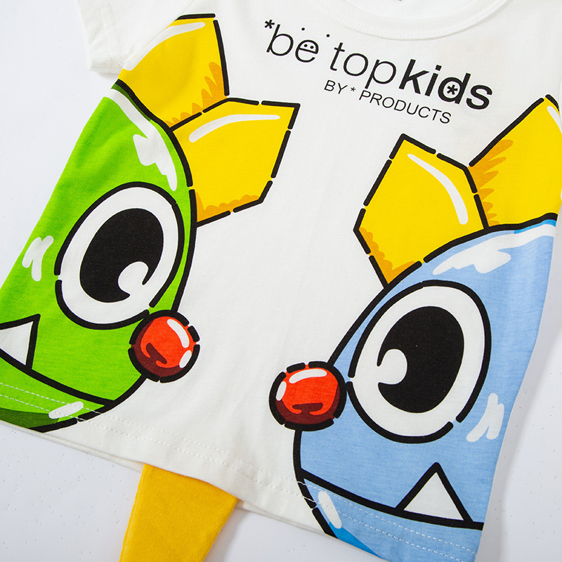 Picture of 2025 New Korean Style Kidsren's Clothing, Kidsren's Summer Clothing, Boys' Baby Short-Sleeved T-Shirts, Fashionable Brand Manufacturers, One Piece Drop Shipping