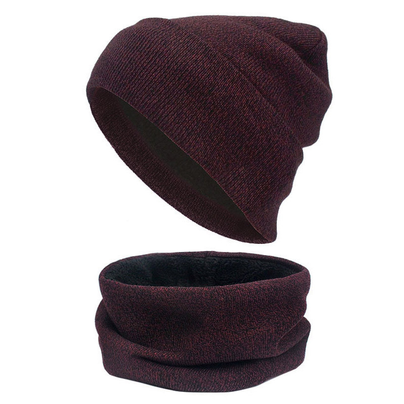 Picture of Foreign Trade Cross-Border Velvet Three-Piece Set Aliexpress Amazon Ebay Warm Suit Winter Hat Scarf Touch Screen Gloves