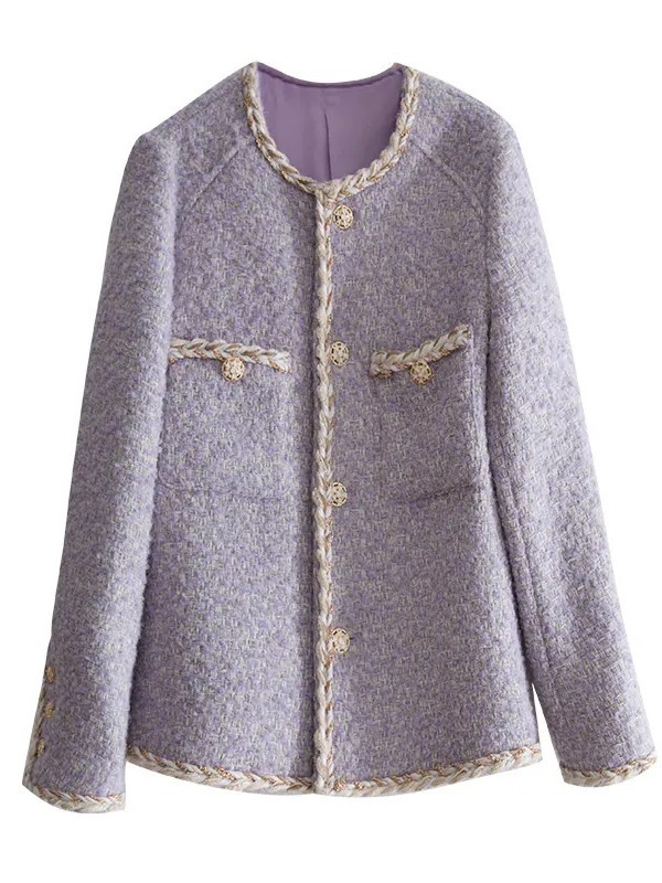Picture of European Style Chanel Style Short Coat Women's 2024 Autumn and Winter New High-end Fashionable Western Style Loose All-match Coat