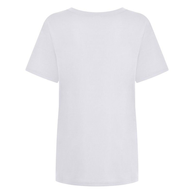 Cross-border Supply Halloween New Shoulder Sleeve Women's Skull Loose Round Neck Shoulder Short Sleeve T-shirt