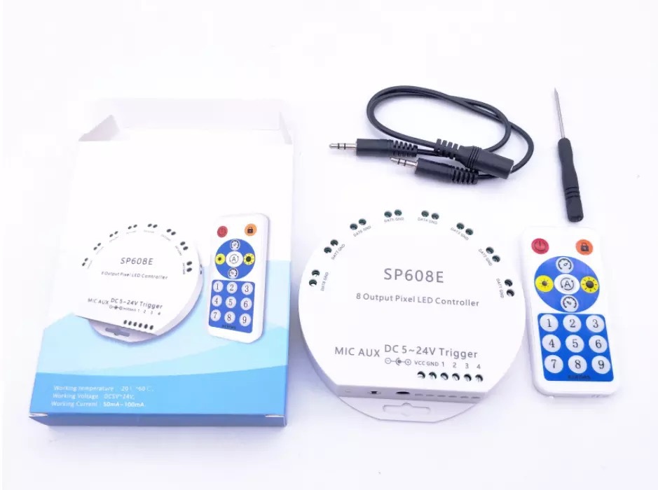 Picture of Xilai lamp SP601ESP608E Bluetooth music magic light with LED intelligent controller dual output APP control