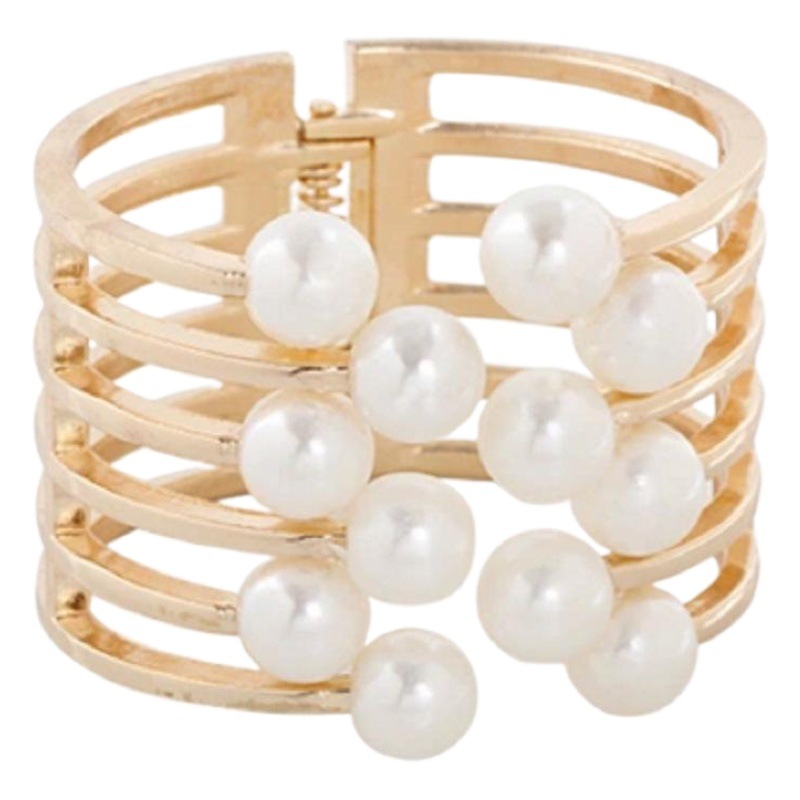 European and American personality fashion jewelry wholesale smooth open bracelet women's temperament bracelet street style accessories